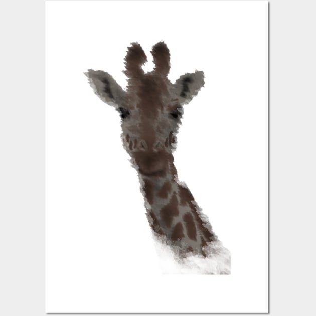 giraffe Wall Art by Amartwork